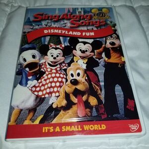 Disney DVD Sing Along Songs Disneyland Fun It's A Small World OOP New SingAlong